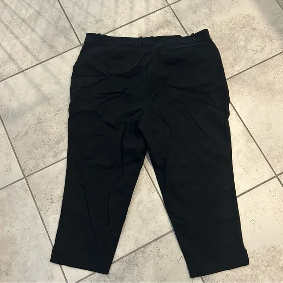 Ava & Viv Black Cropped Dress Pants SIZE 24 - Picture 6 of 6